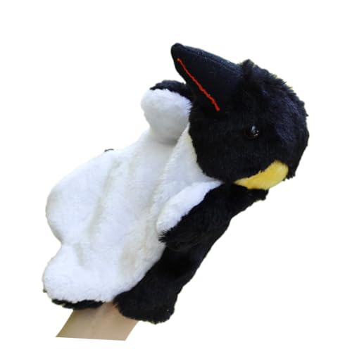 BESTonZON Plüsch Handpuppe Pinguin Cartoon Form Kreatives Erzählspielzeug für Eltern Kinderspielzeug Kuscheliges Puppentheater Zubehör Trainingsspielzeug BESTonZON Plüsch Handpuppe Pinguin Cartoon Form Kreatives Erzählspielzeug für Eltern Kinderspielzeug Kuscheliges Puppentheater Zubehör Trainingsspielzeug von BESTonZON