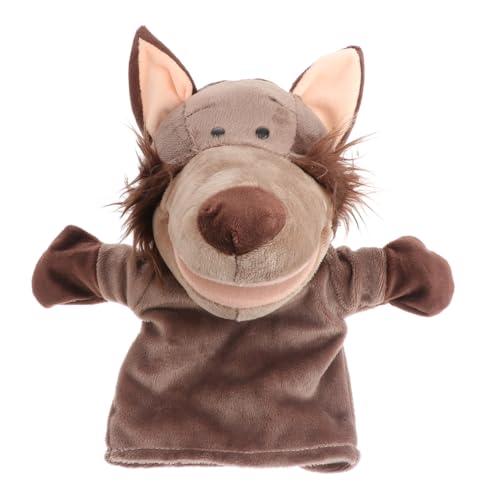 BESTonZON Plüsch Handpuppe Wolf mit Beweglichem Mund Weiches Kuscheltier für Fördert Motorik Sprachfähigkeit und Rollenspiel Storytelling für Interaktives Eltern Junge Mädchen Spiel BESTonZON Plüsch Handpuppe Wolf mit Beweglichem Mund Weiches Kuscheltier für Fördert Motorik Sprachfähigkeit und Rollenspiel Storytelling für Interaktives Eltern Junge Mädchen Spiel von BESTonZON