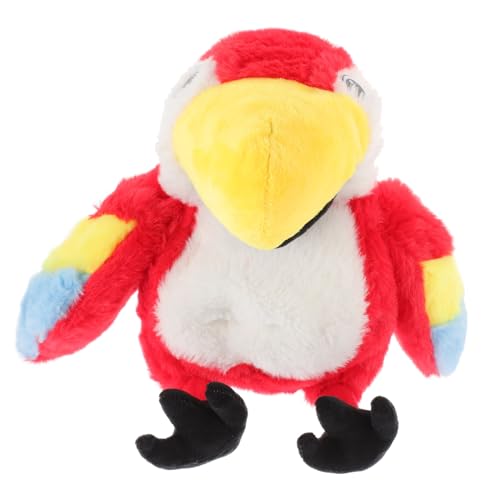 BESTonZON Plüsch Papagei Handpuppe Interaktives Kuscheltier Vogelspielzeug Simulation Vogel Modell Weiches Stofftier für Rollenspiel und Geschichtenerzählen BESTonZON Plüsch Papagei Handpuppe Interaktives Kuscheltier Vogelspielzeug Simulation Vogel Modell Weiches Stofftier für Rollenspiel und Geschichtenerzählen von BESTonZON