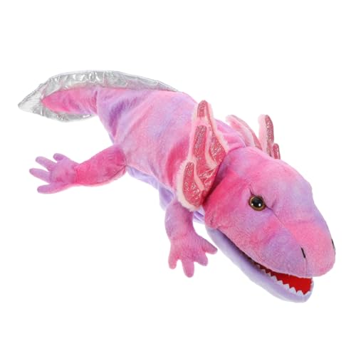 BESTonZON Plüsch Salamander Handpuppe Cartoon Kuscheltier für Fördert Fantasie Handkoordination und Kreatives Rollenspiel Vielseitig für Bildung und Unterhaltung BESTonZON Plüsch Salamander Handpuppe Cartoon Kuscheltier für Fördert Fantasie Handkoordination und Kreatives Rollenspiel Vielseitig für Bildung und Unterhaltung von BESTonZON