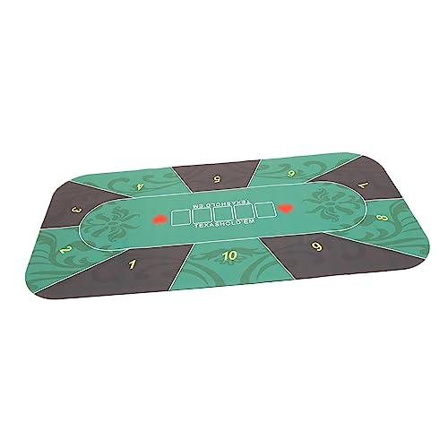 BESTonZON Poker Matte Rutschfestes Tischcover Gummimatte für Kartenspiele Tischspiele und Pokerturniere Langlebige und Praktische Tischauflage für Familienspaß BESTonZON Poker Matte Rutschfestes Tischcover Gummimatte für Kartenspiele Tischspiele und Pokerturniere Langlebige und Praktische Tischauflage für Familienspaß von BESTonZON