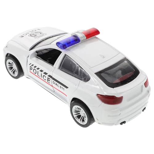 BESTonZON Polizeiautomodell Spielzeug-rennautos Mini-Auto-Spielzeug Spielzeugautos Spielzeug-modellautos Rennstrecke Spielzeugauto-Display Auto-Track-Spielzeug Kleinkinderautos Legierung von BESTonZON