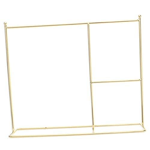 BESTonZON Puppenaufhänger Mini-kleiderständer Für Puppen Kleiderbügel Für Puppenkleider Kleiderbügel Für Babys Mini-möbel Kleiderständer Für Puppenkleidung Zubehör Mujer Kostüm Golden Eisen von BESTonZON