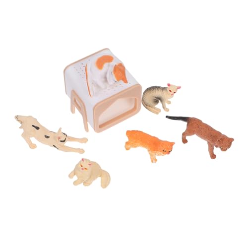 BESTonZON Puppenhaus Katzenfiguren für Rollenspiele Partydeko DIY Basteln und Puppenhauszubehör BESTonZON Puppenhaus Katzenfiguren für Rollenspiele Partydeko DIY Basteln und Puppenhauszubehör von BESTonZON