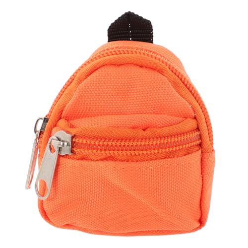 BESTonZON Puppenrucksack Mini-Rucksäcke Reisezubehör für Puppen Mini Rucksack Modell Puppenhaus Dekoration Schulranzen reiserucksack Mini-Hausrucksacktaschen Mini-Hausdekor-Accessoires Stoff von BESTonZON