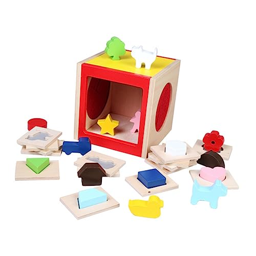 BESTonZON Puzzle Blind Touch Box Für Hand Hirn Koordination Und Lernspielzeug Für Frühkindliche Entwicklung Ideal Für Sensorische Erfahrungen Und Puzzle Spiele von BESTonZON