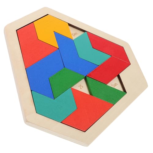 BESTonZON Puzzle Für Sechseck-Puzzle Puzzle-Brett-Puzzle Vielseitiges Sich Drehender Zauberstab Rollenspiel Zauberstab Stützstab Kleinkindspielzeug Ohrstöpsel Glühstab Holz von BESTonZON