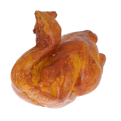 BESTonZON Realistische Brathähnchen Figur Deko Modell Küchen und Restaurantornament Lebensecht für Haus Fotografie Requisiten Wohn und Esszimmer Dekoration Braun BESTonZON Realistische Brathähnchen Figur Deko Modell Küchen und Restaurantornament Lebensecht für Haus Fotografie Requisiten Wohn und Esszimmer Dekoration Braun von BESTonZON