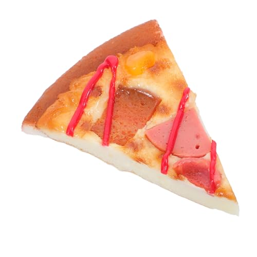 BESTonZON Realistische Pizza Deko Modell Künstliche Pizzascheibe mit Detailgetreuer Käsetextur Leichtes Food Display Requisit für Fotografie Küchen und Restaurantdekoration BESTonZON Realistische Pizza Deko Modell Künstliche Pizzascheibe mit Detailgetreuer Käsetextur Leichtes Food Display Requisit für Fotografie Küchen und Restaurantdekoration von BESTonZON