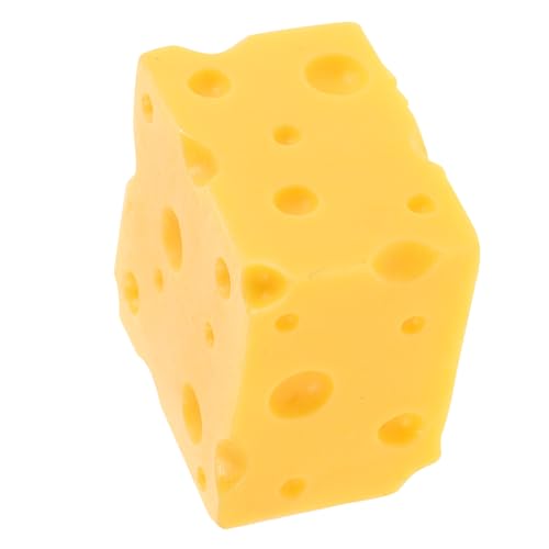 BESTonZON Realistisches Künstliches Käsemodell Dreieckform Lebensnahes Food für Küchen DIY und Ladenpräsentation Haltbare Simulation für Dekorative Miniatur Käse Requisiten BESTonZON Realistisches Künstliches Käsemodell Dreieckform Lebensnahes Food für Küchen DIY und Ladenpräsentation Haltbare Simulation für Dekorative Miniatur Käse Requisiten von BESTonZON