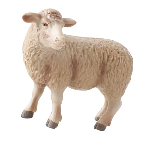BESTonZON Realistisches Schaf Modell Dekoration Lifelike Merino Stil Figur Lernspielzeug Deko Ornament für Zimmer und Schule BESTonZON Realistisches Schaf Modell Dekoration Lifelike Merino Stil Figur Lernspielzeug Deko Ornament für Zimmer und Schule von BESTonZON