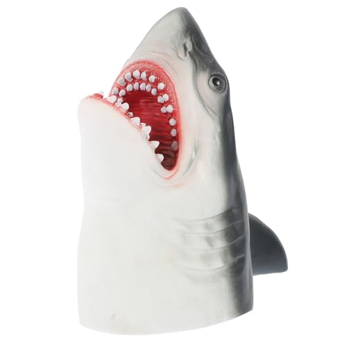 BESTonZON Realistisches Shark Handpuppe Edukative Tierfigur für Erwachsene Interaktive Cosplay Handpuppe mit Beweglichem Schnabel Rollenspiel Zubehör für Fantasievolles Lernen und BESTonZON Realistisches Shark Handpuppe Edukative Tierfigur für Erwachsene Interaktive Cosplay Handpuppe mit Beweglichem Schnabel Rollenspiel Zubehör für Fantasievolles Lernen und von BESTonZON