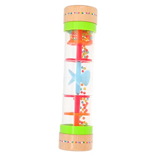 BESTonZON Regentelefon Regen-Stick-Shaker Rasselrohr Musikspielzeug Für Babys Sensorisches Spielzeug Für Kleinkinder 1-3 Musikspielzeug Für Kinder Kinderspielzeug Kinder Spielset Holz von BESTonZON