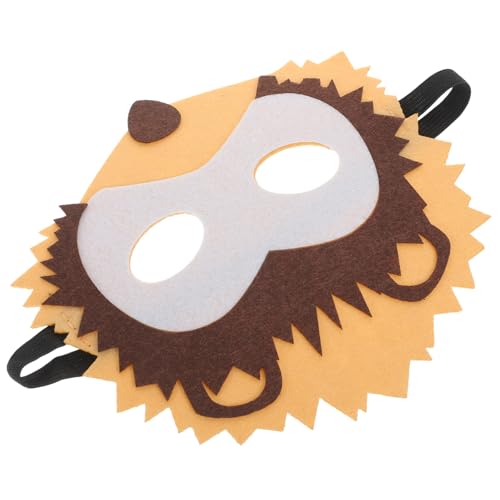 BESTonZON Requisiten Für Kindergartenaufführungen Maskerade Hautpflege Pelzige Halloween Kostüm Wolf Tierkopfmaske Partygeschenk Vlies Brown von BESTonZON