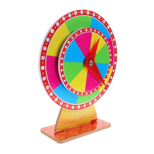 BESTonZON Roulette-Spiel interaktives glücksspiel Bausatz Plattform Glück gewinnen Auto Plattenspieler Drehrad für Preise brettspiel versorgung Spielrad PVC von BESTonZON