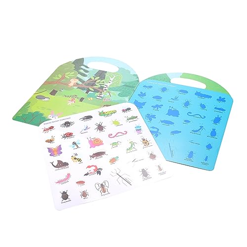 BESTonZON Stickerbuch für Die Früherziehung Jungen und Mädchen Y-stickerbuch Lernaktivitäten für Den Vorschulbereich von BESTonZON