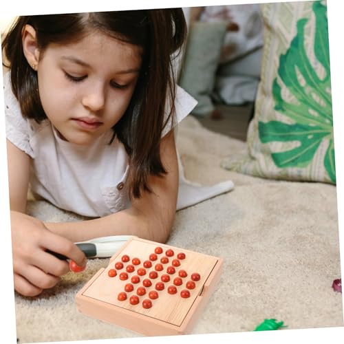 BESTonZON Schachspiel aus Holz Interaktives Denkspiel für Jungen und Mädchen Fördert Gedächtnistraining und Feinmotorik Pädagogisches Gesellschaftsspiel für Drinnen Eltern Junge Mädchen BESTonZON Schachspiel aus Holz Interaktives Denkspiel für Jungen und Mädchen Fördert Gedächtnistraining und Feinmotorik Pädagogisches Gesellschaftsspiel für Drinnen Eltern Junge Mädchen von BESTonZON