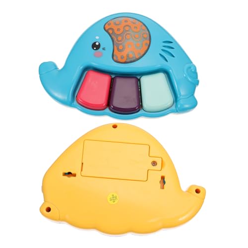 BESTonZON Schlagtrommel interaktives Safe Toy Soothing Toy Colorful Drum Toy Attractive Toy Sensory Toy Fun Toy für Babytrommeln Frühpädagogisches Plastik von BESTonZON