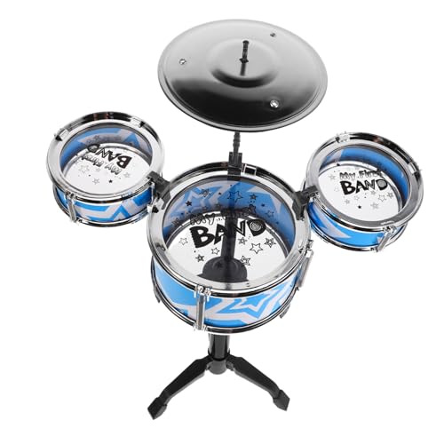 BESTonZON Schlagzeug Set Realistisches Jazz Drum Kit für Frühkindliche Musikalische Früherziehung Kindertrommel Set mit Farbiger Verpackung Musikspielzeug für Ab Jahren BESTonZON Schlagzeug Set Realistisches Jazz Drum Kit für Frühkindliche Musikalische Früherziehung Kindertrommel Set mit Farbiger Verpackung Musikspielzeug für Ab Jahren von BESTonZON