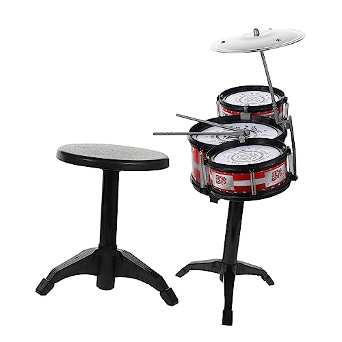 BESTonZON Drum Kit Für Junge Mädchen Robustes Musikinstrument-Spielzeug Lernspielzeug Mit Jazz-Trommel Lustiges Musikspielzeug Für Kindergeburtstage BESTonZON Drum Kit Für Junge Mädchen Robustes Musikinstrument-Spielzeug Lernspielzeug Mit Jazz-Trommel Lustiges Musikspielzeug Für Kindergeburtstage von BESTonZON