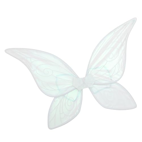 BESTonZON Schmetterlingskostüm Für Partyflügel Ballon Glitzernde Schmetterlingsflügel Schmetterling Dekorationen Schmetterlingsflügel Für Mädchen Feenflügel Drachen Buntes Garn Weiß von BESTonZON