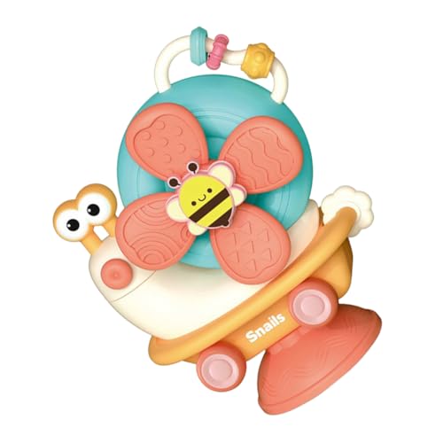 BESTonZON Schneckenwindmühlenspielzeug Spielzeug Kinderspielzeug -Windmühlenspielzeug für Hochstuhl Saugspielzeug für Hochstühle Saugnäpfe Badespielzeug für Babys Windmühle für von BESTonZON