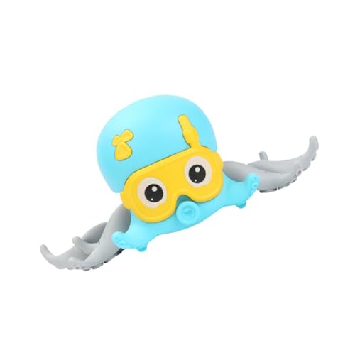 BESTonZON Schwimmender Oktopus Kinder Badespielzeug Kleinkind Badespielzeug Badespielzeug Kleinkinder Duschspielzeug Babybadewannen Aufziehbares Badespielzeug Badespielzeug von BESTonZON