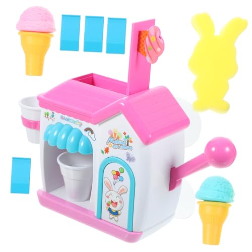 BESTonZON Seifenblasenmaschine saugnapf Sucker Toys Ice Cream Maker Toy Bubbles Machine Foam Maker Foaming Toy badespielzeug Eiscreme-Duschspielzeug Dusche von BESTonZON