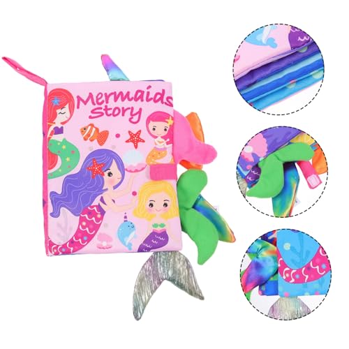 BESTonZON Sicheres Stoffbuch für Robustem Reißfestem Material Pädagogisches Spielzeugbuch mit Buntem Cartoon Design Fühlbuch zum Lernen und Erkennen für Kleinkinder BESTonZON Sicheres Stoffbuch für Robustem Reißfestem Material Pädagogisches Spielzeugbuch mit Buntem Cartoon Design Fühlbuch zum Lernen und Erkennen für Kleinkinder von BESTonZON