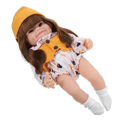 BESTonZON Simulation Einer Babypuppe Süße Babypuppe Realistische Puppe Kinder-babypuppe Lebendige Puppe Puppenspielzeug Puppe Für Babypuppen Colorful Umweltfreundliches Vinyl von BESTonZON