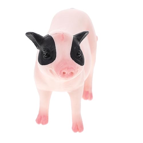 BESTonZON Simulation Realistischer Schweinefiguren Bauernhoftierfigur Bauernhoftierstatue Süße Schweinchen-Statue Kleines Schweinemodell Simuliertes Schweinemodell Mini Tiermodell Plastik von BESTonZON