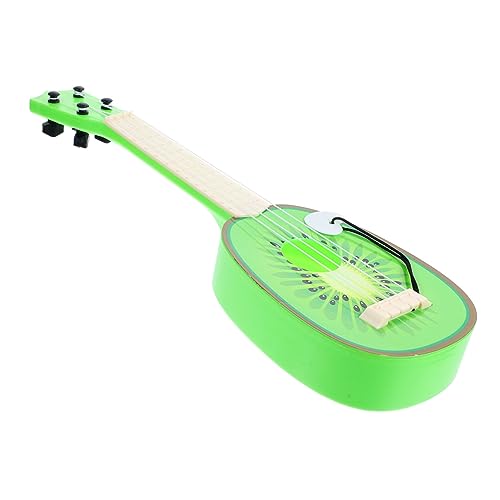 BESTonZON Simulations-Ukulele Gitarre spielzeuggitarre Fruchtthema-Gitarrenform Lustige Dekoration für Partys Modelle von Musikinstrumenten Mini-Musikinstrumentenmodell Plastik von BESTonZON