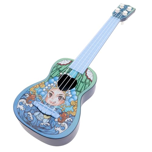 BESTonZON Simulations-Ukulele Plastikinstrument Yukri- Für Mini-gitarrenspielzeug Gitarre Ukulele Aus Kunststoff Mini-Gitarren- Kinderspielzeug Nylon von BESTonZON