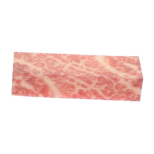 BESTonZON Simulationsrindfleischmodell Künstliche Lebensmittel-Requisiten Gefälschtes Rindfleisch Gefälschtes Fleisch-lebensmittelmodell Naturgetreues Rindfleischdekor PVC-Material Rot von BESTonZON