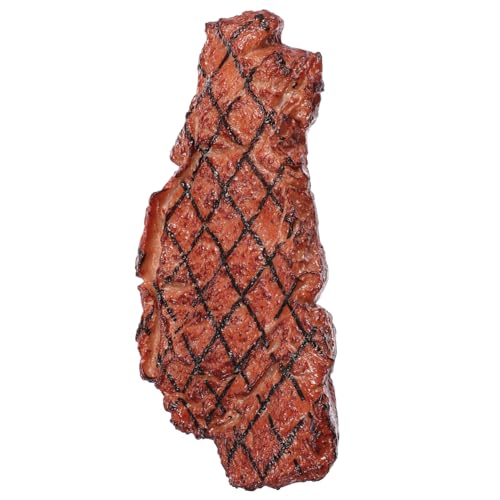 BESTonZON Simuliertes Steak Modell aus Umweltfreundlichem Kunststoff Realistische Fleisch deko für Küche und Fotografie Detailgetreue Attrappe Rohes Steak Kindgerecht und Langlebig BESTonZON Simuliertes Steak Modell aus Umweltfreundlichem Kunststoff Realistische Fleisch deko für Küche und Fotografie Detailgetreue Attrappe Rohes Steak Kindgerecht und Langlebig von BESTonZON
