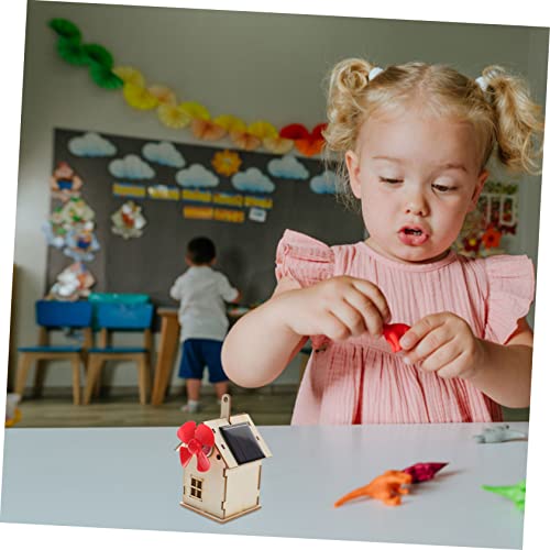 BESTonZON Solarbetriebenes DIY Solarhaus Lernspielzeug Einfache Montage Sicher Geeignet für Jungen Mädchen Geburtstagsgeschenk Stem Experimentierset BESTonZON Solarbetriebenes DIY Solarhaus Lernspielzeug Einfache Montage Sicher Geeignet für Jungen Mädchen Geburtstagsgeschenk Stem Experimentierset von BESTonZON
