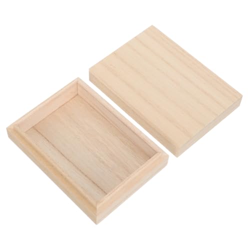 BESTonZON Spielkartenbox aus Lackfreiem Holz Kompakte Aufbewahrungsbox mit Starkem Deckel Vielseitiger Karten Organizer für Poker Reise und Kleine Gegenstände Kartenspiel Etui BESTonZON Spielkartenbox aus Lackfreiem Holz Kompakte Aufbewahrungsbox mit Starkem Deckel Vielseitiger Karten Organizer für Poker Reise und Kleine Gegenstände Kartenspiel Etui von BESTonZON