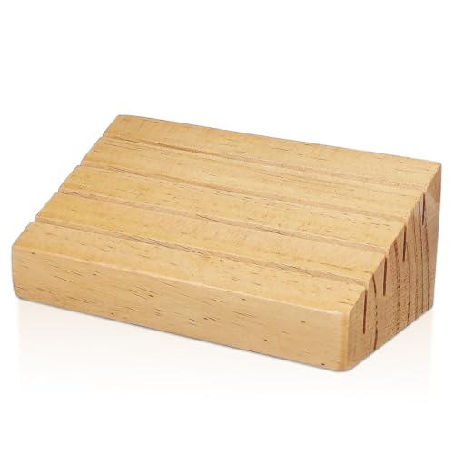 BESTonZON Spielkartenhalter Holz Tischkartenständer mit Schräger Nut für Erwachsene und Senioren Stabiles Kiefernholz Display für Einfache Kartenübersicht und Komfortables BESTonZON Spielkartenhalter Holz Tischkartenständer mit Schräger Nut für Erwachsene und Senioren Stabiles Kiefernholz Display für Einfache Kartenübersicht und Komfortables von BESTonZON