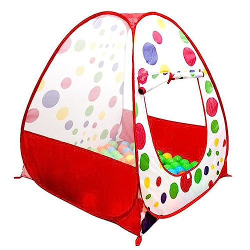 BESTonZON Spielzelt Tipi-Zelt für Kinder Zelthaus für Kinder Innenzelt für Kinder Tent Kinder zelte Indoor spielhaus Kinderzelt mit Schlossmotiv Mädchen Zelt Kinder spielhaus von BESTonZON