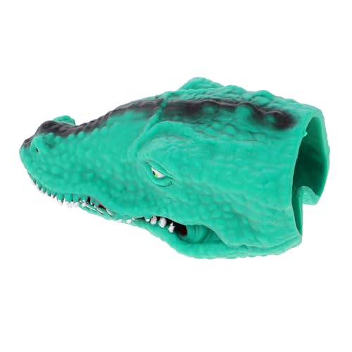 BESTonZON Spielzeug-krokodil-handpuppe Fingerpuppe Puppentheater Rollenspiel Puppen Dino-handpuppe Handpuppen Für Kinder Schlangenpuppe Dino-Puppe Gummihandpuppe Drachen Handpuppe Green von BESTonZON