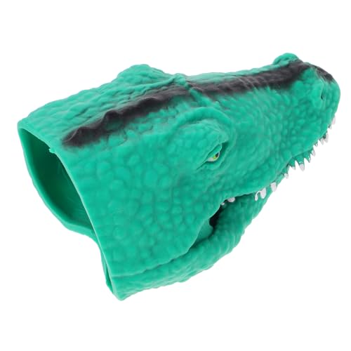 BESTonZON Spielzeug-krokodil-handpuppe Interaktive Handpuppe Tierische Fingerpuppen Dino-fingerpuppe Fingerpuppen Spielzeug Drachen Handpuppe Halloween-fingerpuppe Drachenpuppe Green von BESTonZON