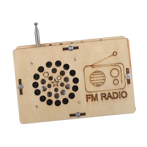 BESTonZON Stem Bausatz Fm Radio Holzmodell Lernspielzeug DIY Wissenschaftskit Kreatives Bastelset für Schüler mit Stabilem Glattem Holz Fördert Problemlösung und Naturwissenschaftliches BESTonZON Stem Bausatz Fm Radio Holzmodell Lernspielzeug DIY Wissenschaftskit Kreatives Bastelset für Schüler mit Stabilem Glattem Holz Fördert Problemlösung und Naturwissenschaftliches von BESTonZON