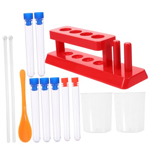 BESTonZON Stem Experimentier mit Reagenzgläsern Messbechern Probenlöffeln und Rührstäbchen Kindgerechtes Laborzubehör für Vielseitiges Lernen und Sichere Experimente zu Hause Klassenzimmer BESTonZON Stem Experimentier mit Reagenzgläsern Messbechern Probenlöffeln und Rührstäbchen Kindgerechtes Laborzubehör für Vielseitiges Lernen und Sichere Experimente zu Hause Klassenzimmer von BESTonZON