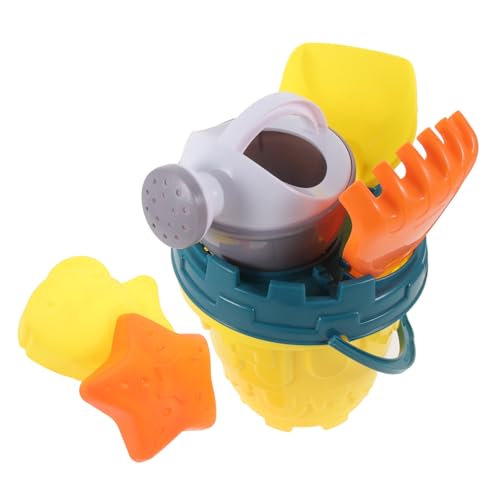 BESTonZON Strandspielzeug Teiliges Cartoon Sandspielzeug mit Eimer Schaufel Förmchen und Schubkarre Buntes Sandsandspielzeug für Mädchen und Jungen für Sommer und Outdoor Strandspaß BESTonZON Strandspielzeug Teiliges Cartoon Sandspielzeug mit Eimer Schaufel Förmchen und Schubkarre Buntes Sandsandspielzeug für Mädchen und Jungen für Sommer und Outdoor Strandspaß von BESTonZON