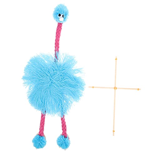 BESTonZON Straußenpuppe Tierdesign-Marionette Marionettenpuppen für Kinder Vogelpuppe interaktives Spielzeug marionetten für Kinder Tiere Marionette Marionette Puppenspiel-Requisite Garn von BESTonZON