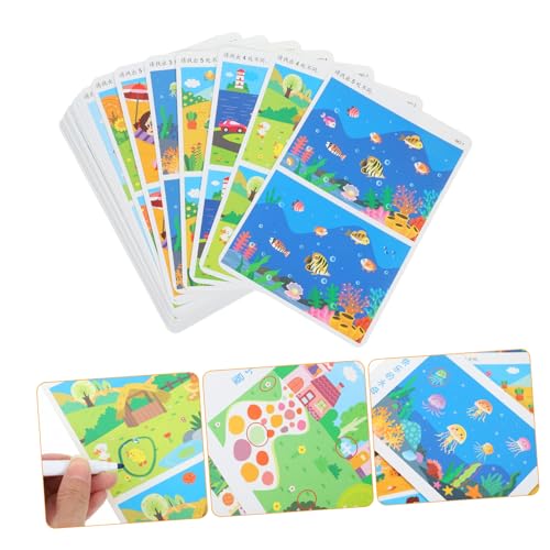 BESTonZON Such und Findekarten für Kleinkinder Jahre Wiederverwendbare Lernspielzeug Karten mit Trocken Abwischbarer Oberfläche Pädagogisches Kontrastspiel Konzentration und Logischem BESTonZON Such und Findekarten für Kleinkinder Jahre Wiederverwendbare Lernspielzeug Karten mit Trocken Abwischbarer Oberfläche Pädagogisches Kontrastspiel Konzentration und Logischem von BESTonZON