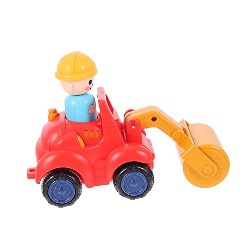 BESTonZON Technikfahrzeug zurückziehen Trägheitsauto für Kinder Lastwagen für Jungs Kinderauto interaktives Spielzeug Kinder puppenwagen Auto zurückziehen Cartoon-Lernspielzeug Abs Colorful von BESTonZON