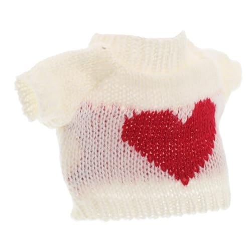 BESTonZON Teddybär-Pullover Weiches Babyspielzeug Spielzeug-Babykleidung Mädchen Spielzeug Plüschtiere Für Mädchen Kleidung Für Wiedergeborene Babys Kleidung Für Babypuppen Garn von BESTonZON