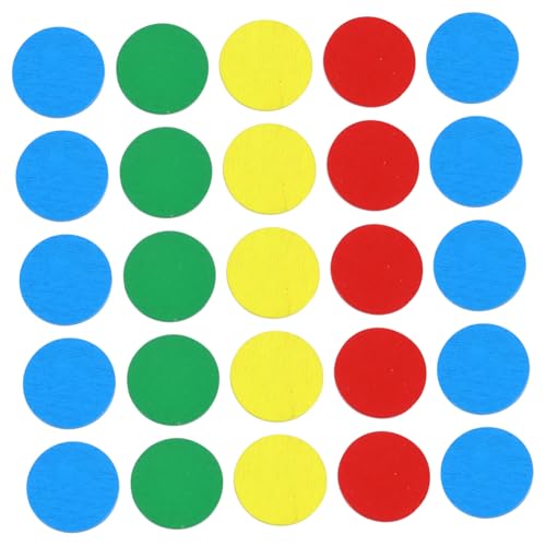 BESTonZON Teiliges Buntes Holzspiel Chip Vielseitige Spielsteine für Brettspiele Lernspiele Zählen Sortieren und Belohnung Sicher und Kindgerecht für Familien und Partys BESTonZON Teiliges Buntes Holzspiel Chip Vielseitige Spielsteine für Brettspiele Lernspiele Zählen Sortieren und Belohnung Sicher und Kindgerecht für Familien und Partys von BESTonZON
