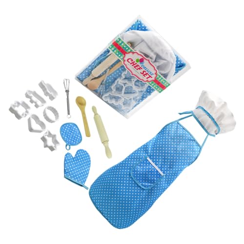 BESTonZON Teiliges Küchen Backset mit Schürze und Handschuhen Sicheres Lernspielzeug für Mädchen Rollenspiel backutensilien für Kreatives Kochen und Spielerisches Küchenzubehör im Blauen BESTonZON Teiliges Küchen Backset mit Schürze und Handschuhen Sicheres Lernspielzeug für Mädchen Rollenspiel backutensilien für Kreatives Kochen und Spielerisches Küchenzubehör im Blauen von BESTonZON